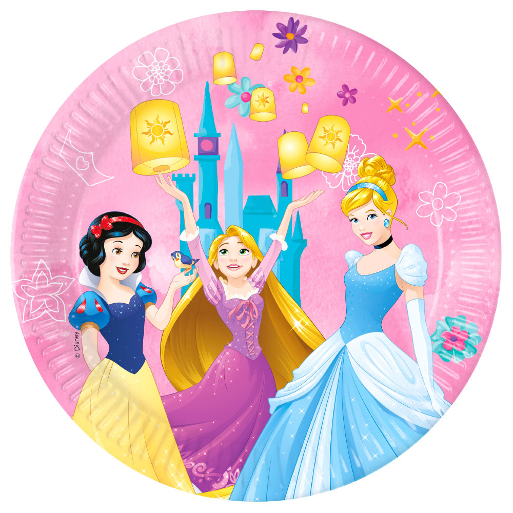 Läs mer om Disney Prinsessor Live Your Story Papptallrikar