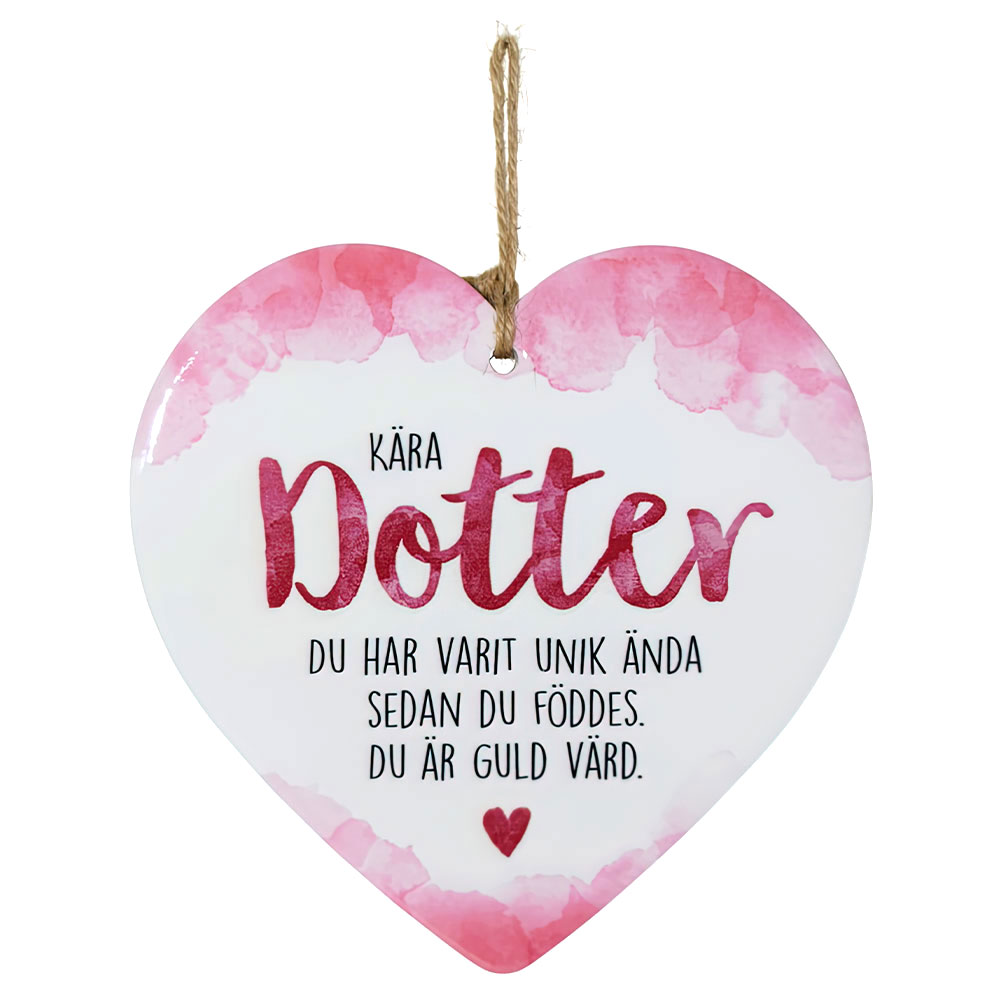 Dotter Keramikhjärta