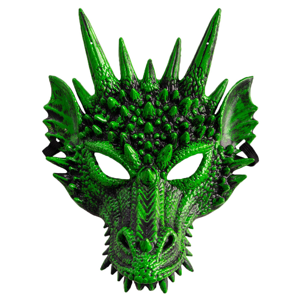 Vuxenmasker - Drakmask Grön
