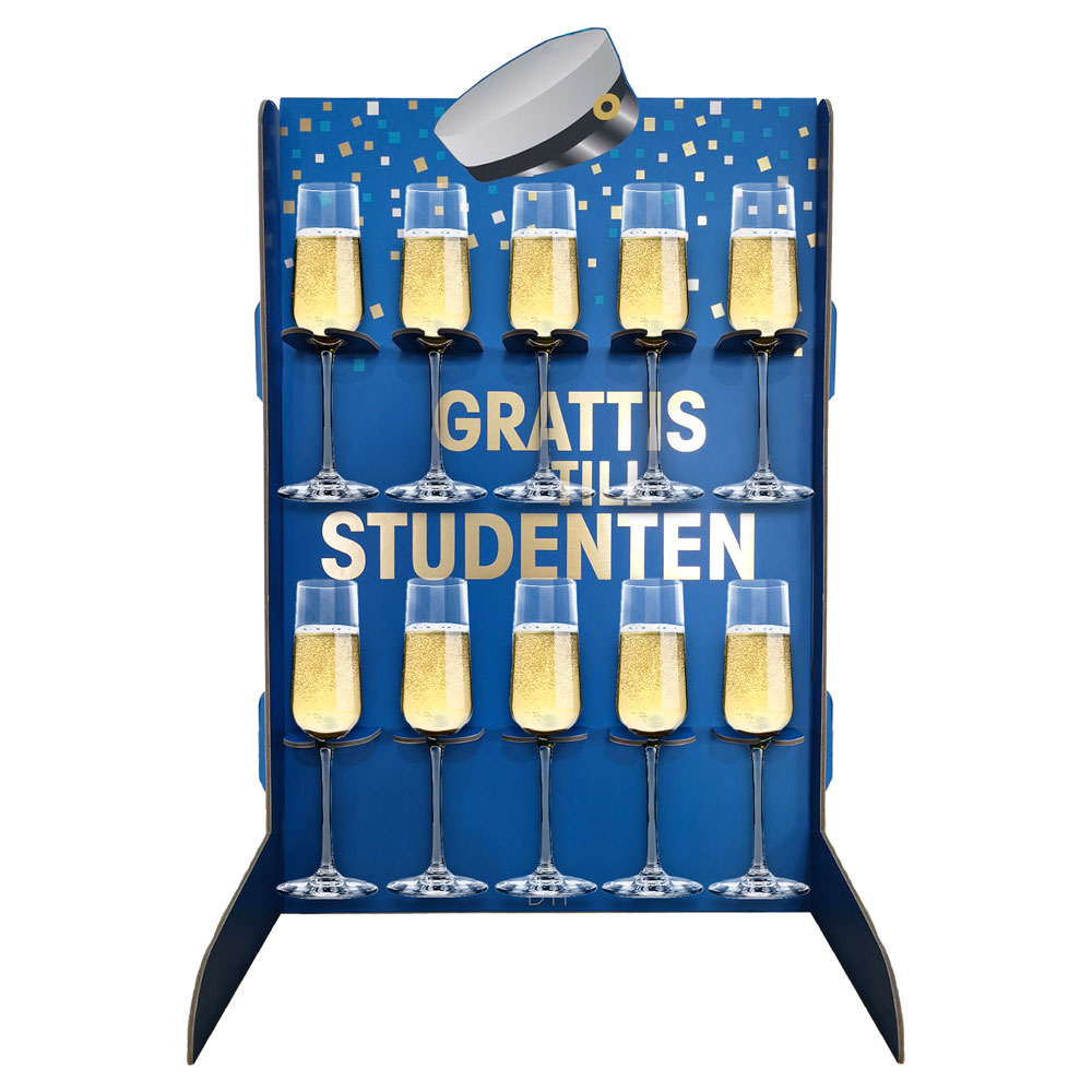 Läs mer om Drinkställ Grattis Till Studenten