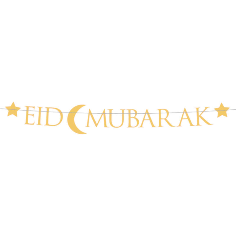 Läs mer om Eid Mubarak Girlang Guld