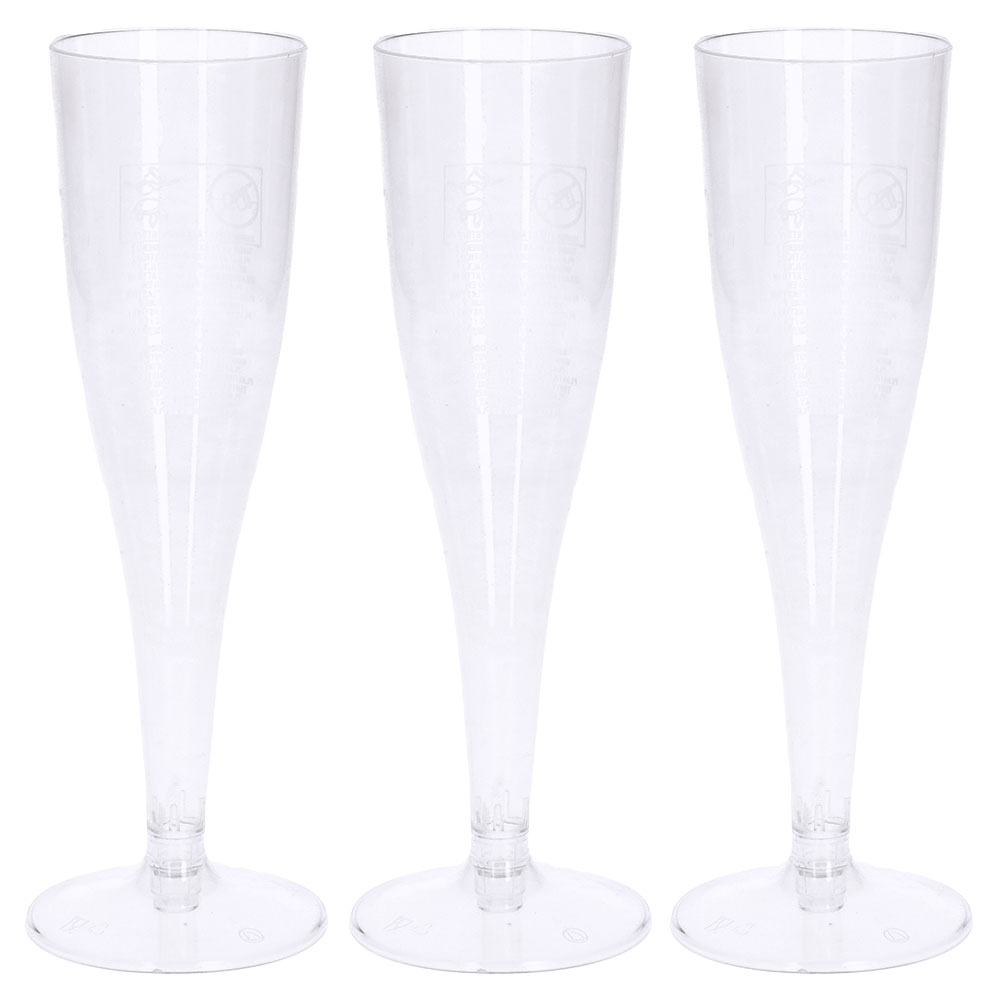 Engångschampagneglas 4-pack