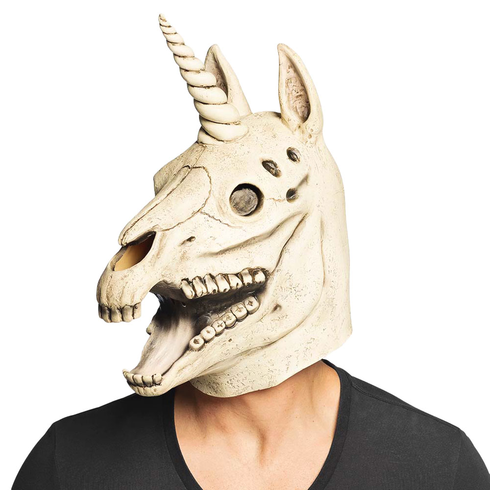 Enhörning Dödskalle Mask