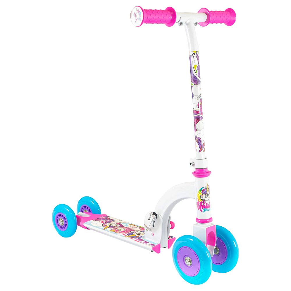 Enhörning Sparkcykel med Fyra Hjul Barn