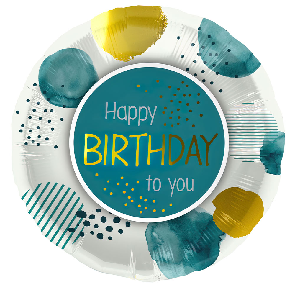 Läs mer om Folieballong Happy Birthday To You