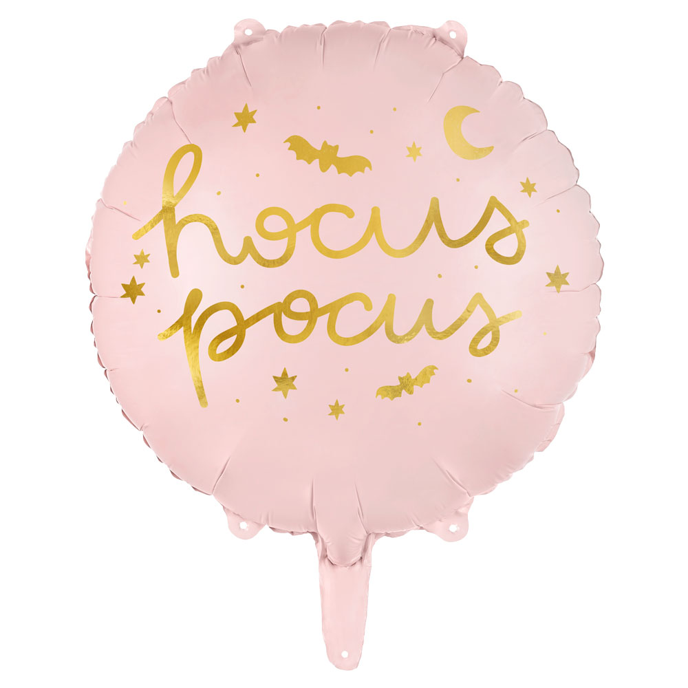 Läs mer om Folieballong Rosa Hocus Pocus