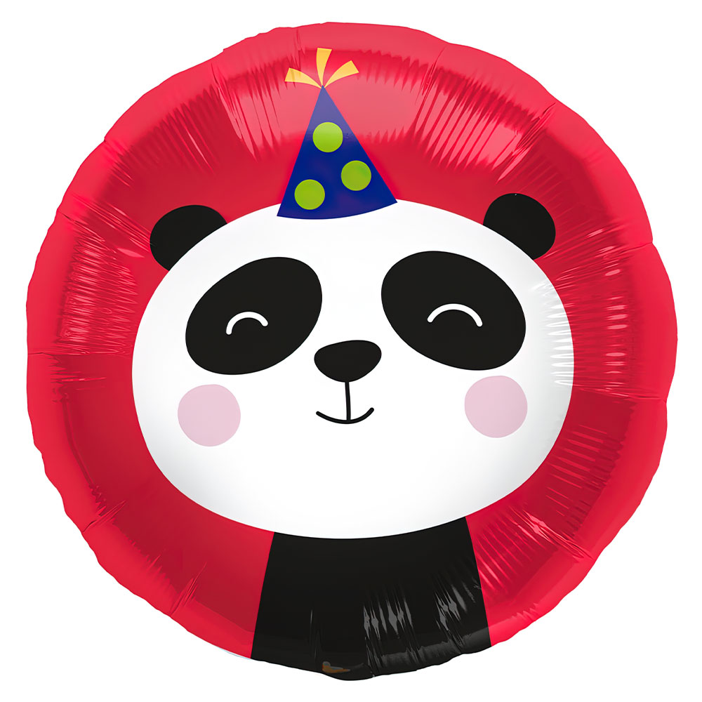 Läs mer om Folieballong Rund Panda