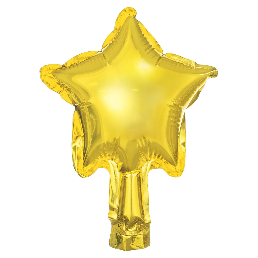 Läs mer om Folieballonger Stjärna Guld Små 25-pack