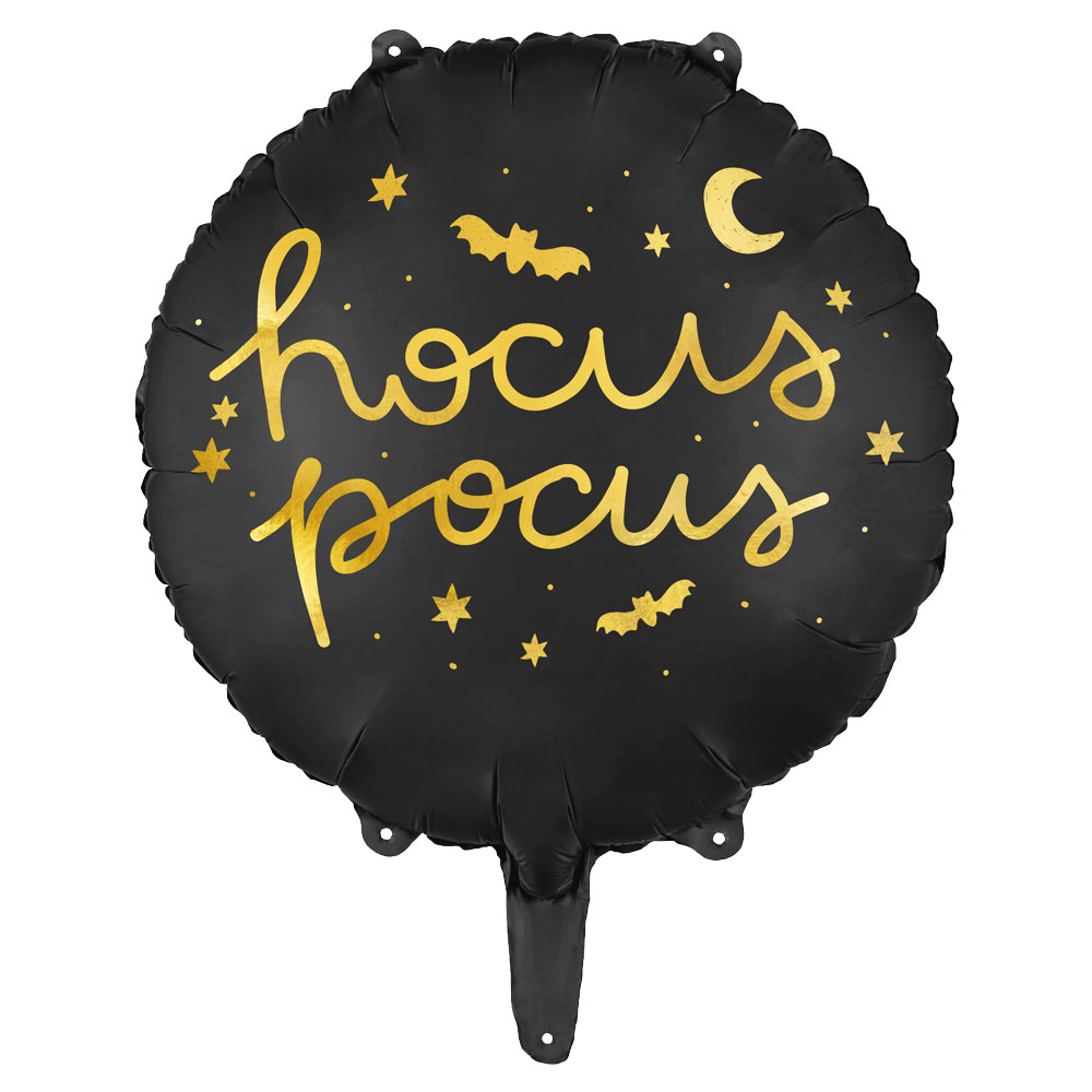 Läs mer om Folieballong Svart Hocus Pocus