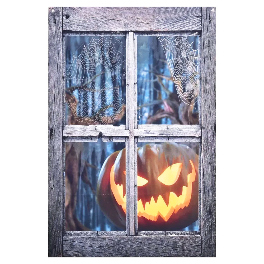 Läs mer om Fönsterdekoration Halloween Pumpa