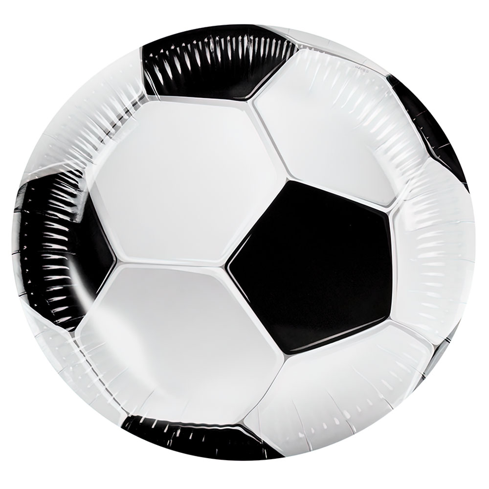 Fotboll Papperstallrikar