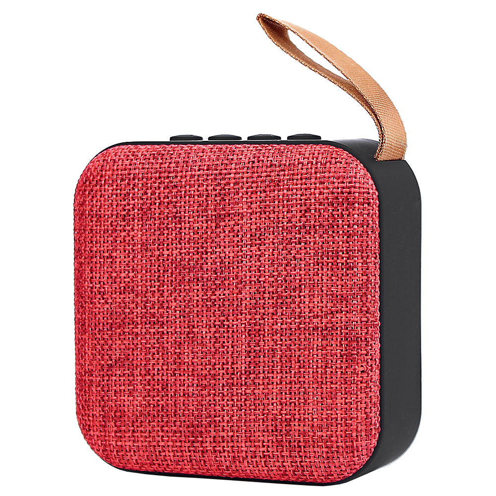 Fyrkantig Bluetooth Högtalare Röd