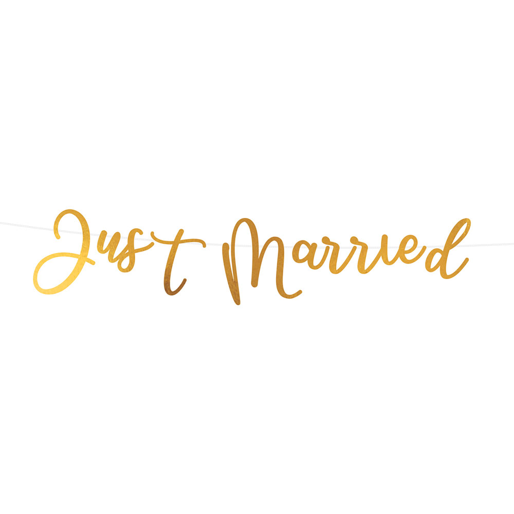 Girlang Just Married Guld