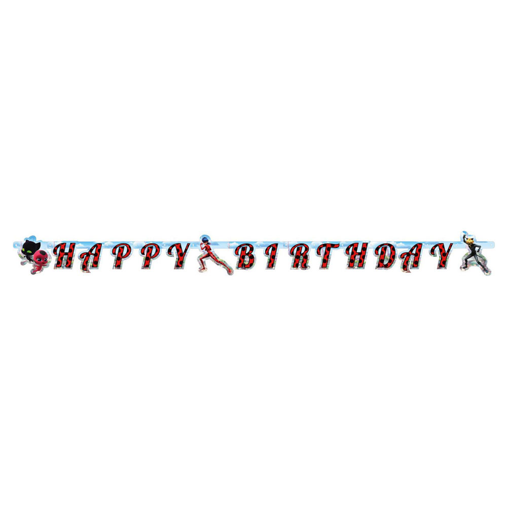 Girlang Miraculous Ladybug Happy Birthday