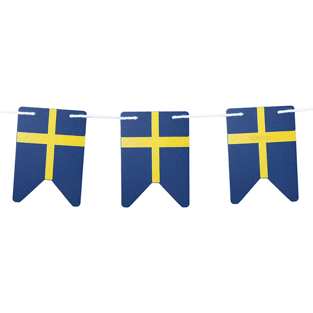 Läs mer om Girlang Svenska Flaggor