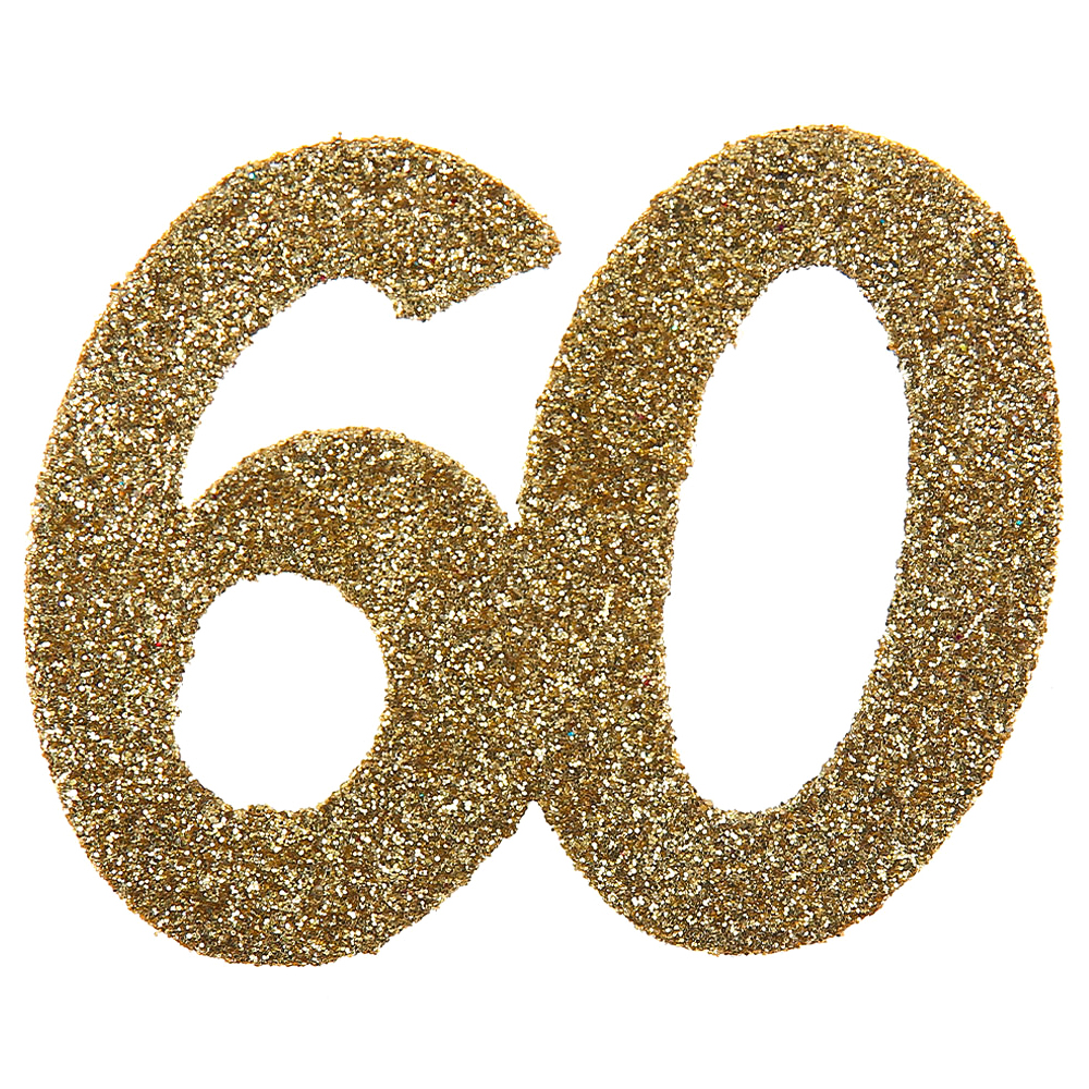 Läs mer om Glitterkonfetti 60 År Guld