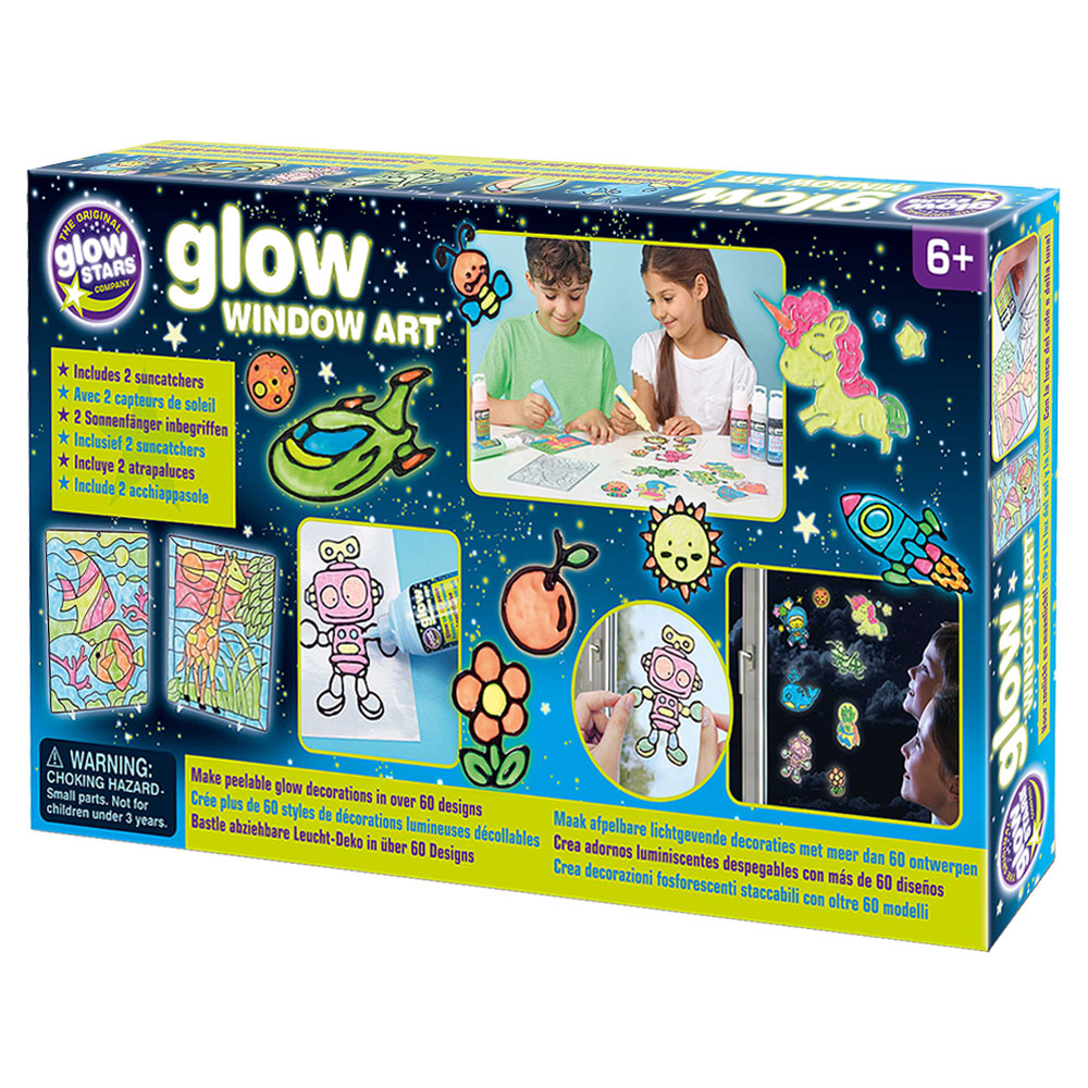 Läs mer om Glow In The Dark Fönsterfärg Set