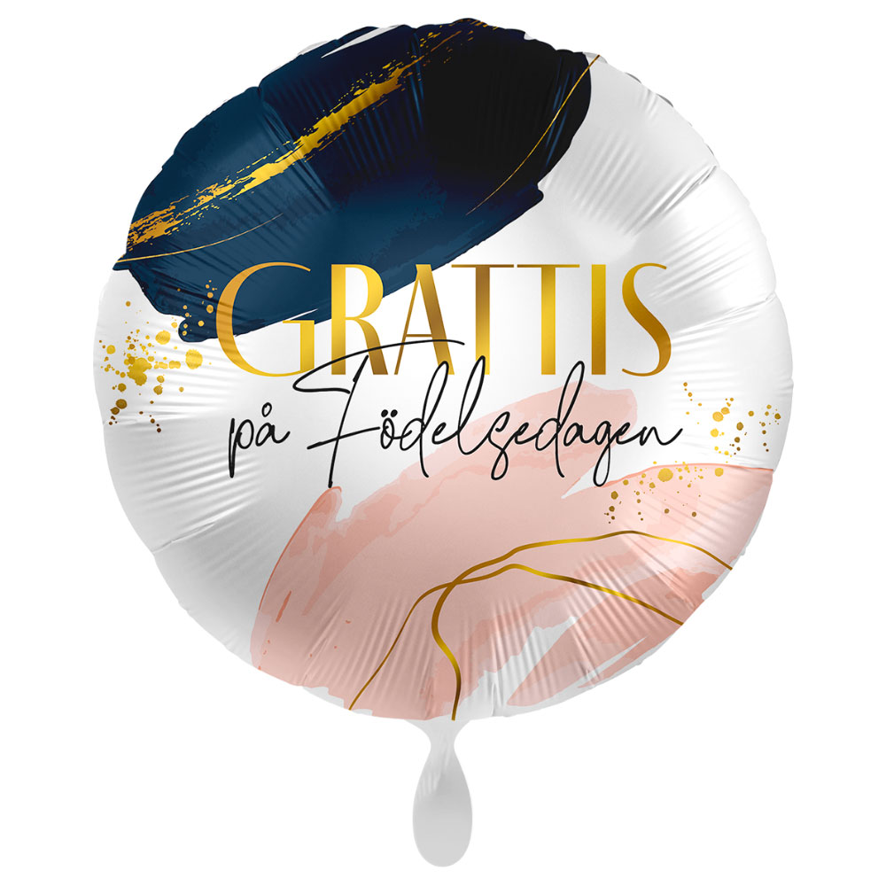Läs mer om Grattis På Födelsedagen Ballong Modern Vibes
