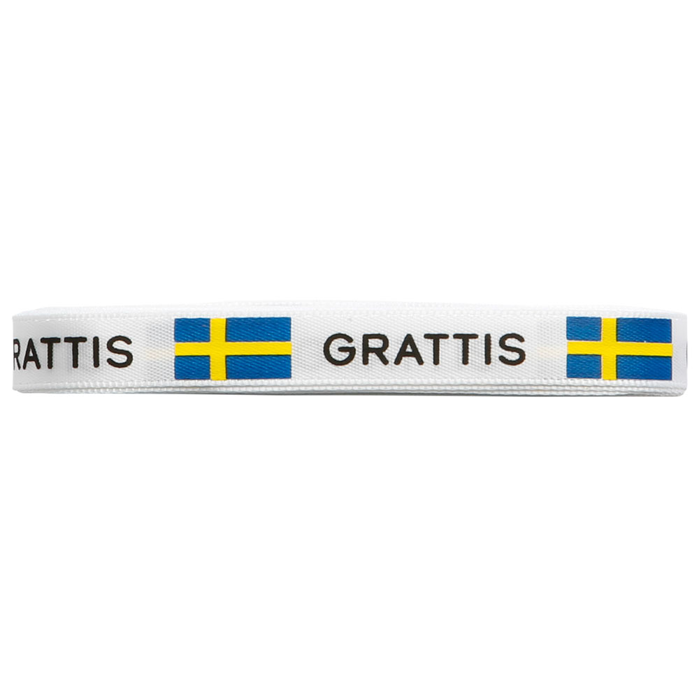 Läs mer om Grattis Sidenband Sverigeflaggor