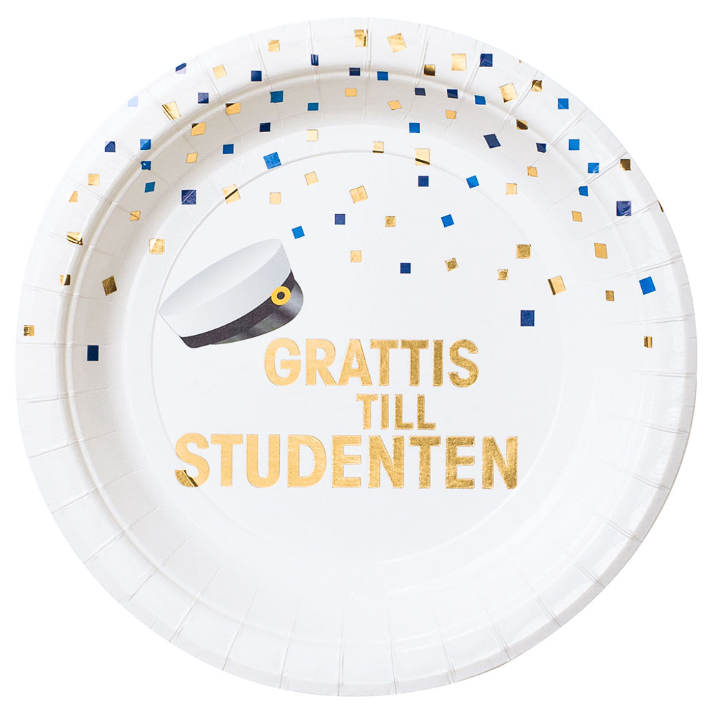 Läs mer om Grattis Till Studenten Assietter