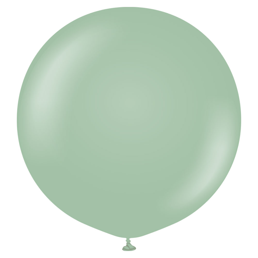 Läs mer om Gröna Gigantiska Latexballonger Vintergrön 2-pack