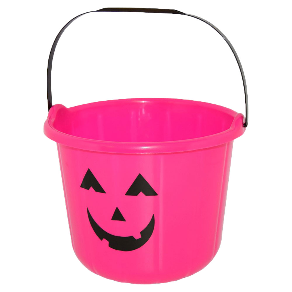 Läs mer om Halloween Hink Rosa