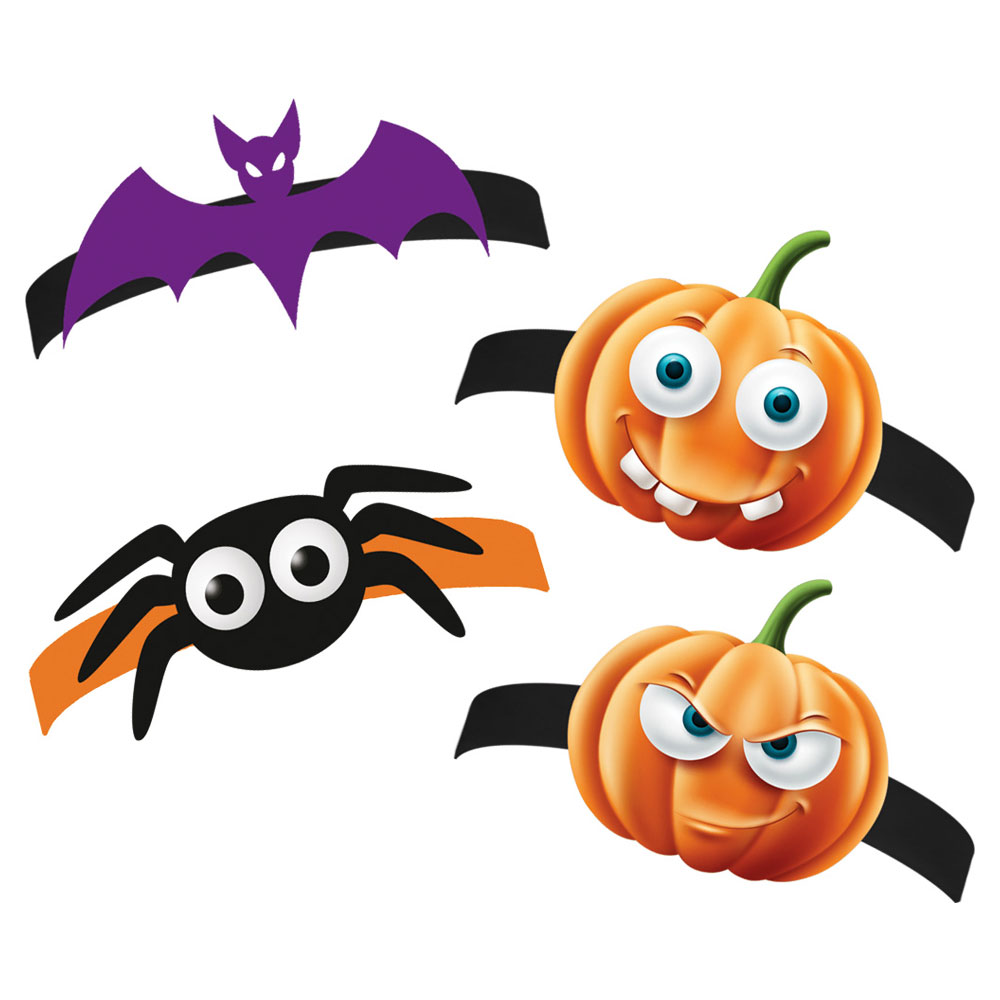 Läs mer om Halloween Pannband Papper Trick or Treat