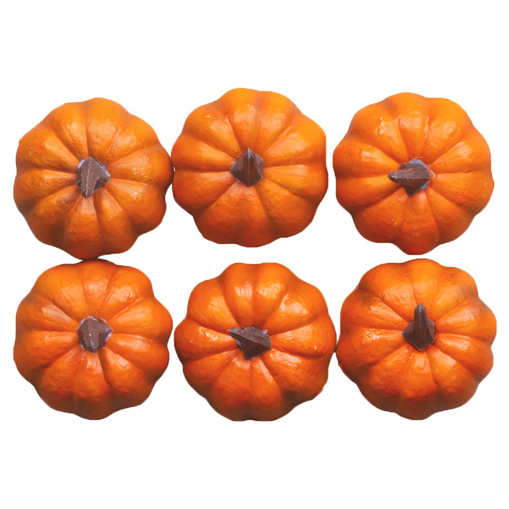 Läs mer om Halloween Pumpor Orange 6-pack