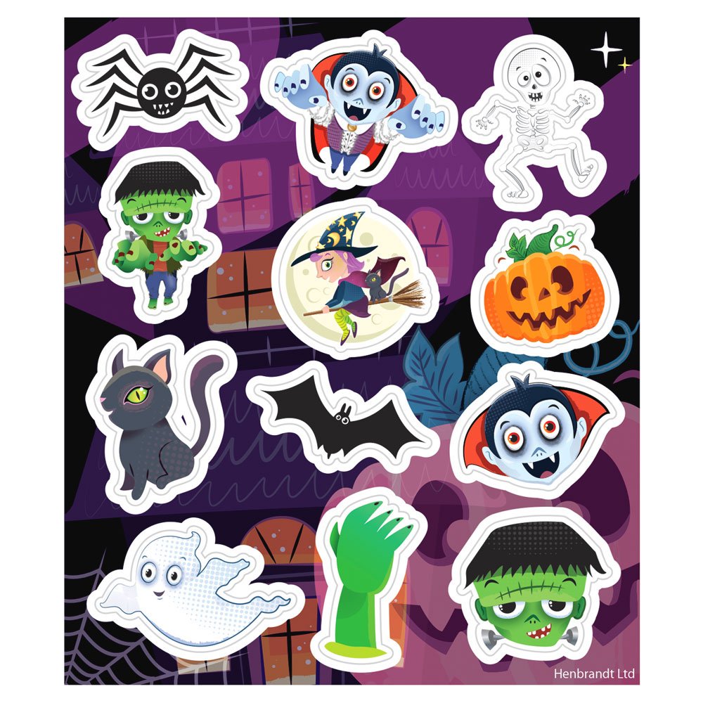 Läs mer om Halloween Spooky Stickers