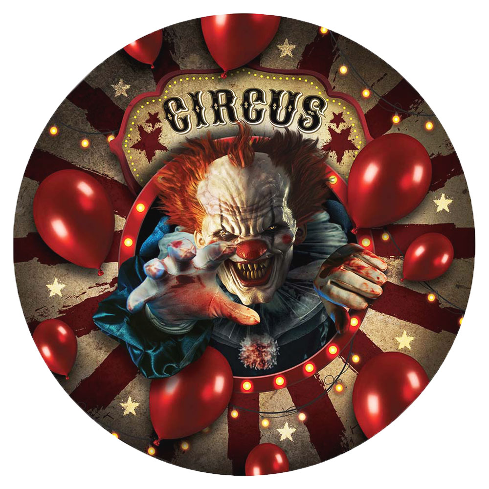 Läs mer om Halloween Tallrikar Clown Circus