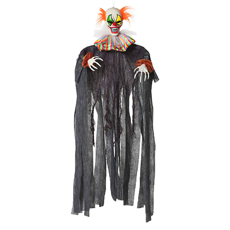Hängande Läskig Clown Färgglad