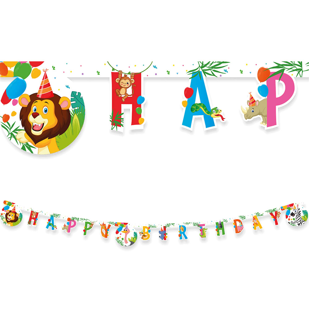 Läs mer om Happy Birthday Girlang Jungle Party