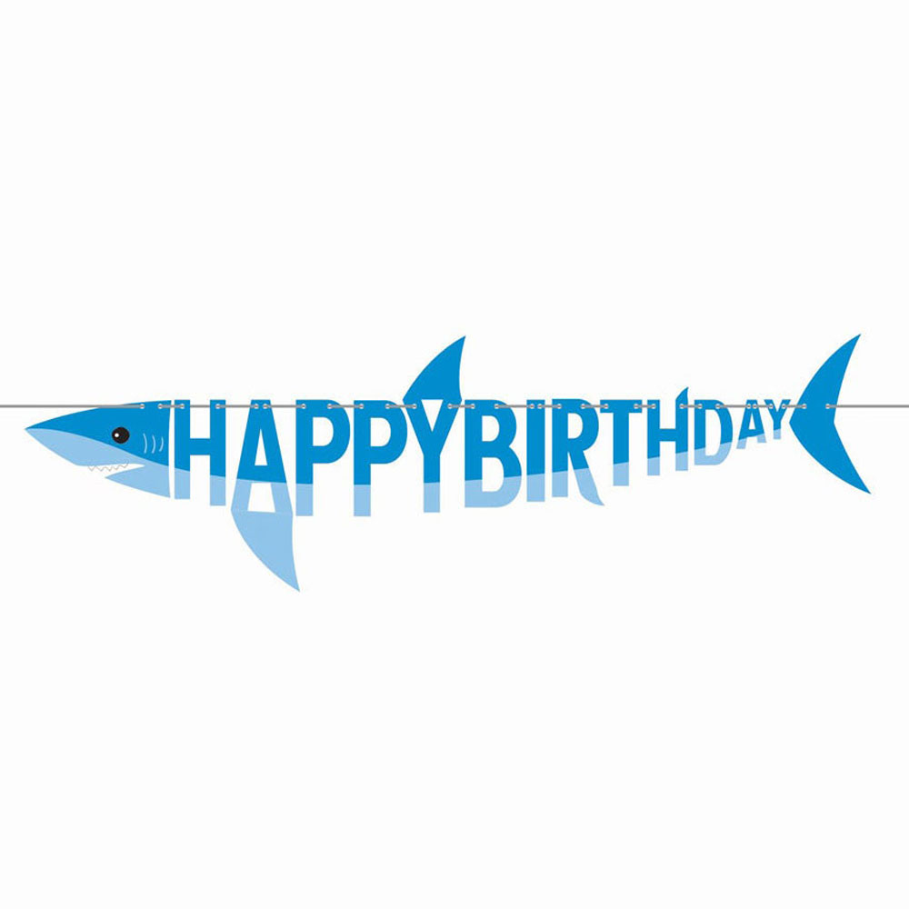 Happy Birthday Girlang Shark Party