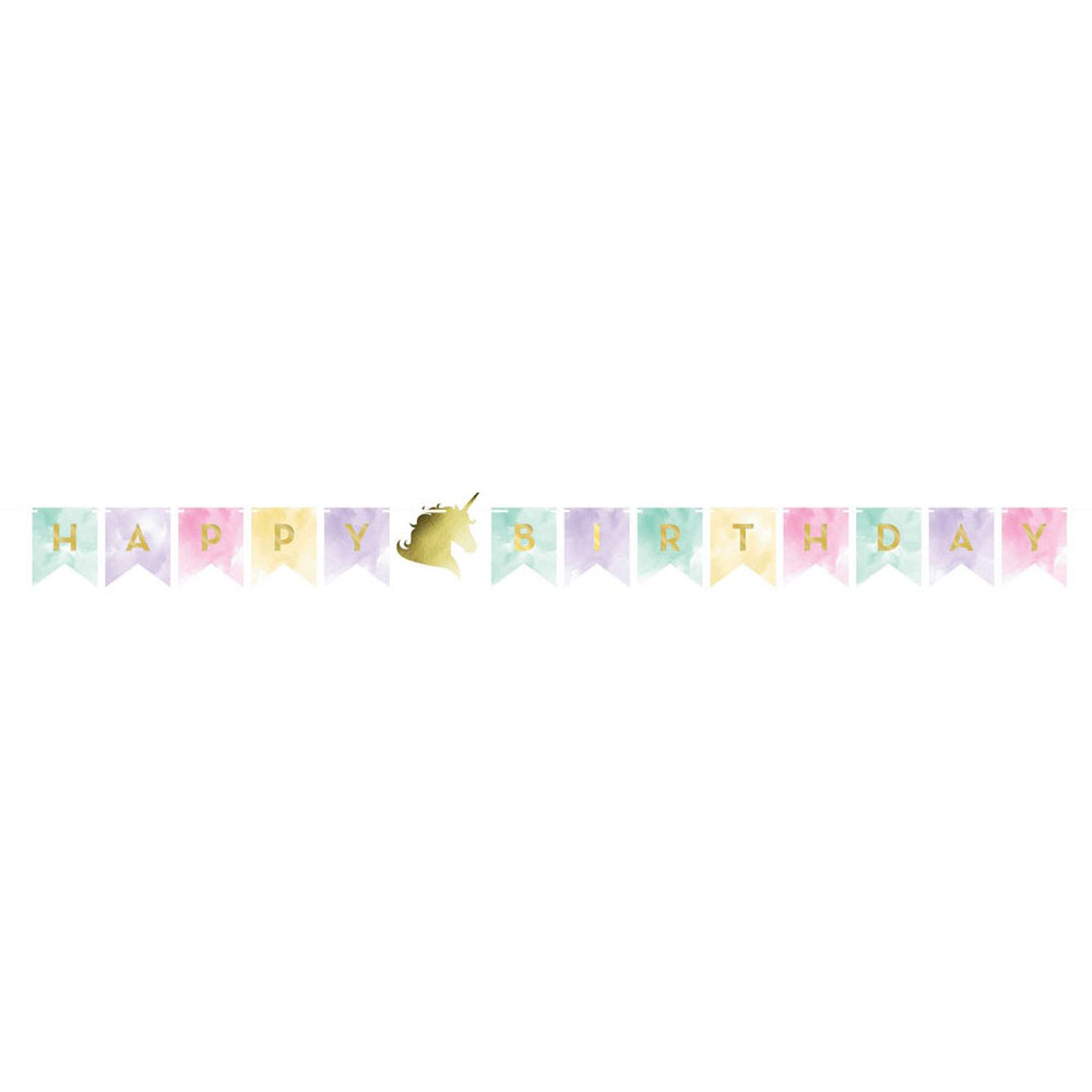 Happy Birthday Girlang Unicorn Sparkle