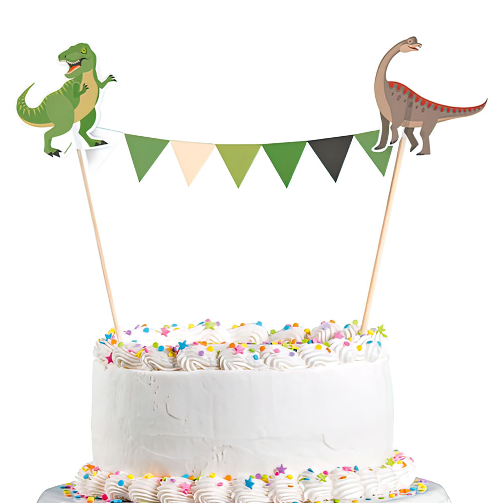 Happy Dinosaur Tårtdekoration | Tårtdekorationer//Barnkalas//KALASTEMAN//CAKE TOPPERS//Baka//Dinosaur Kalas | PartyOutlet