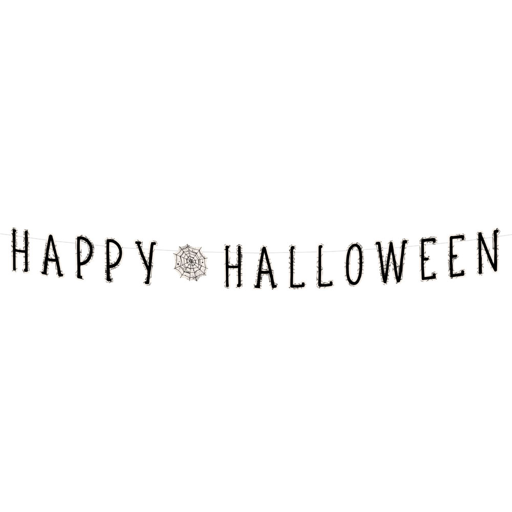 Happy Halloween Girlang Spiderweb