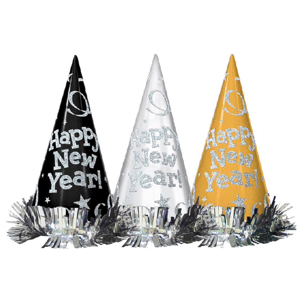 Läs mer om Happy New Year Partyhattar
