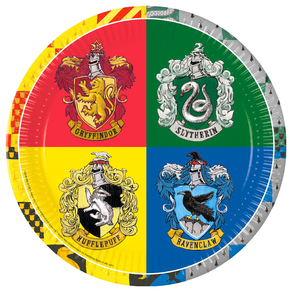 Harry Potter Hogwarts Houses Papperstallrikar