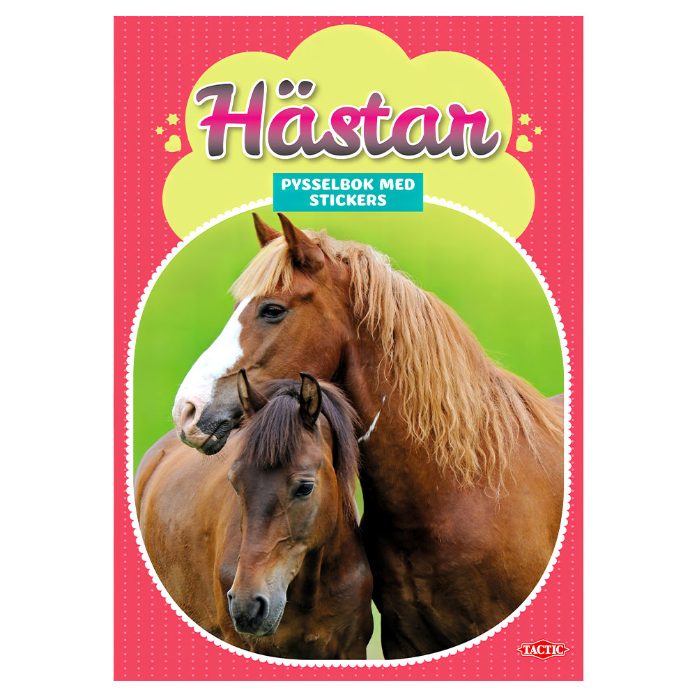 Läs mer om Hästar Pysselbok med Stickers