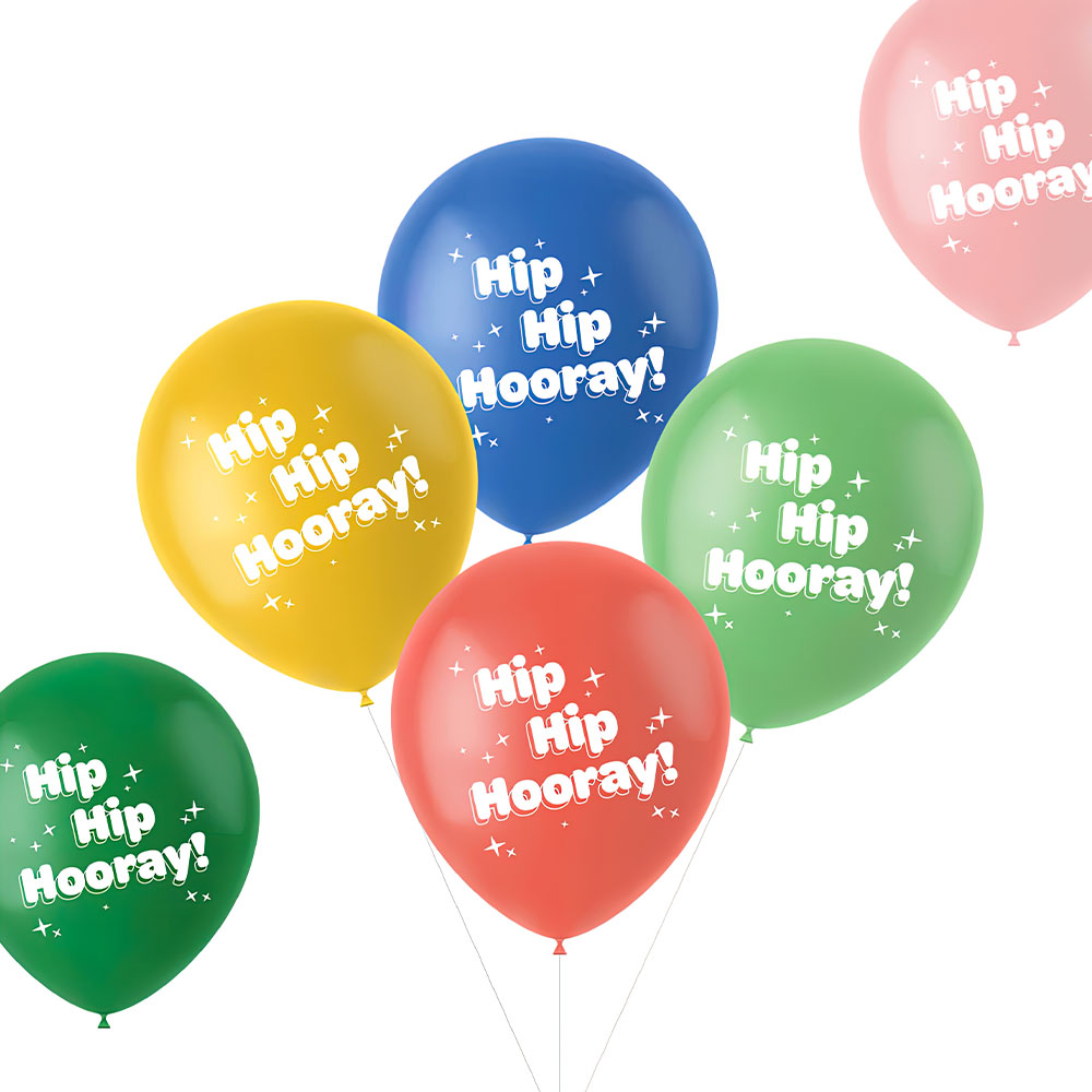 Läs mer om Hip Hip Hooray Latexballonger