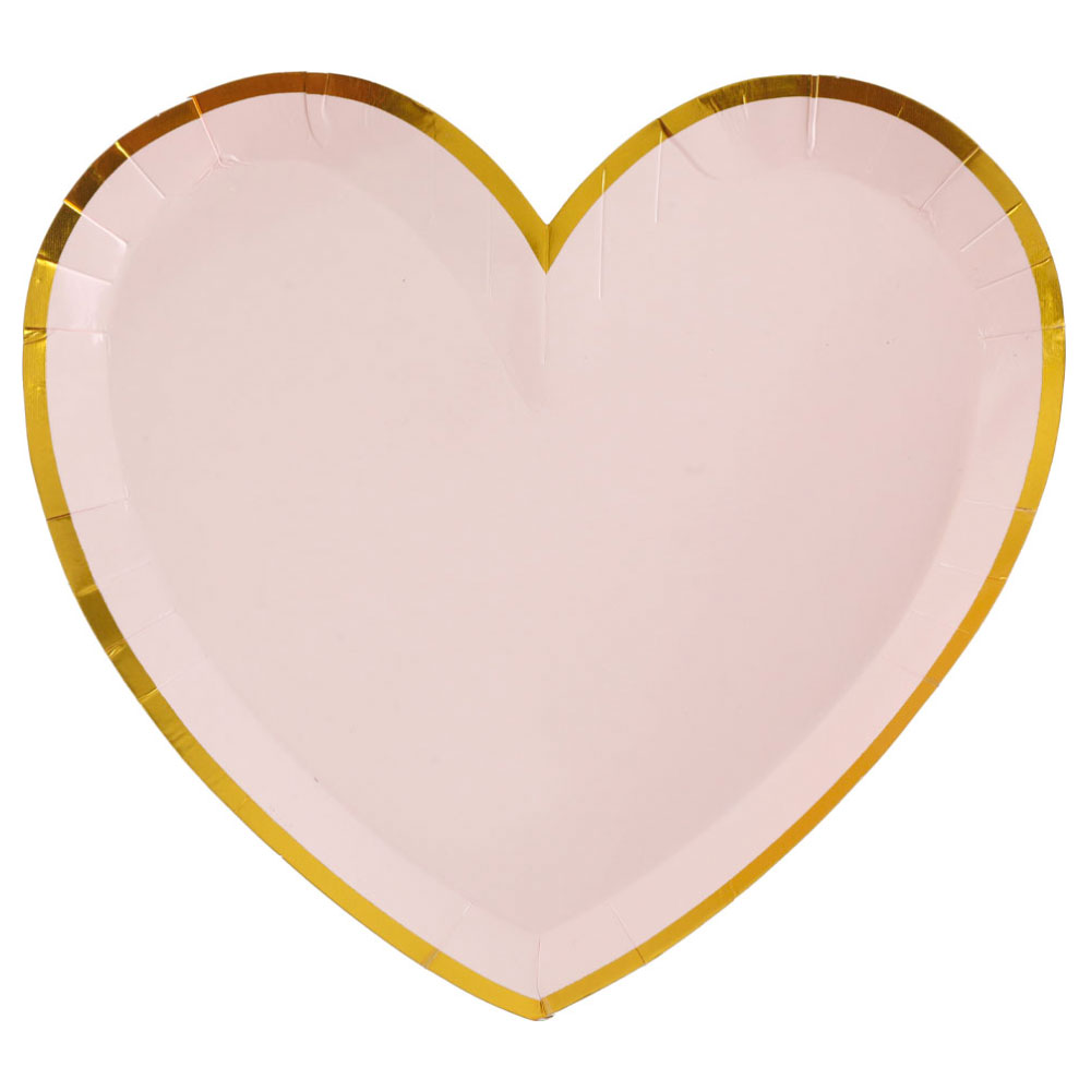Läs mer om Hjärtformade Tallrikar BB Rosa