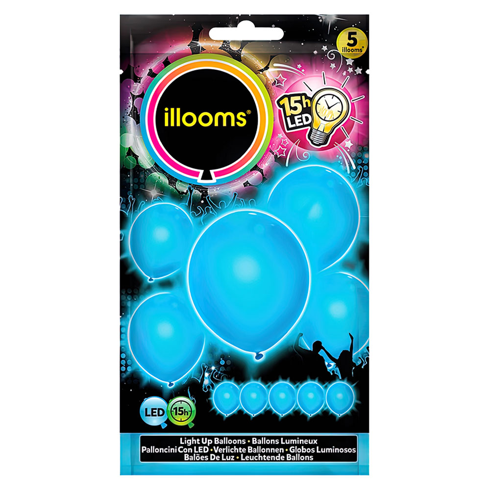 Illooms LED Ballonger Blå