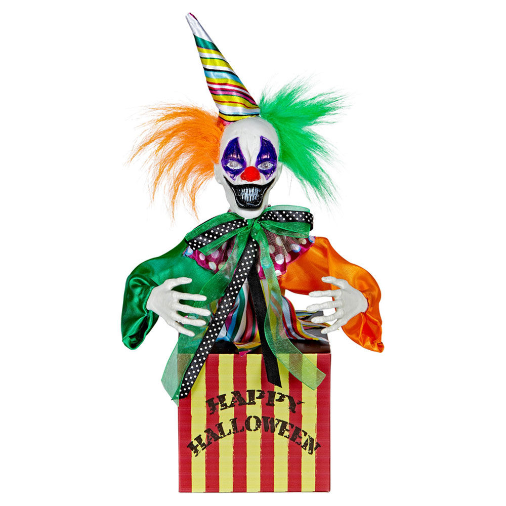 Läs mer om Jack in the Box Clown Dekoration