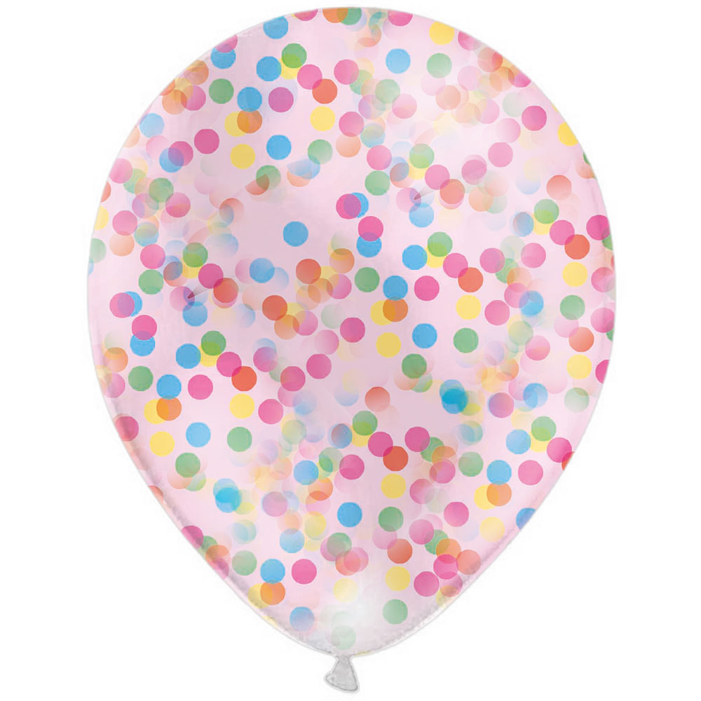 Konfettiballonger Olika Färger