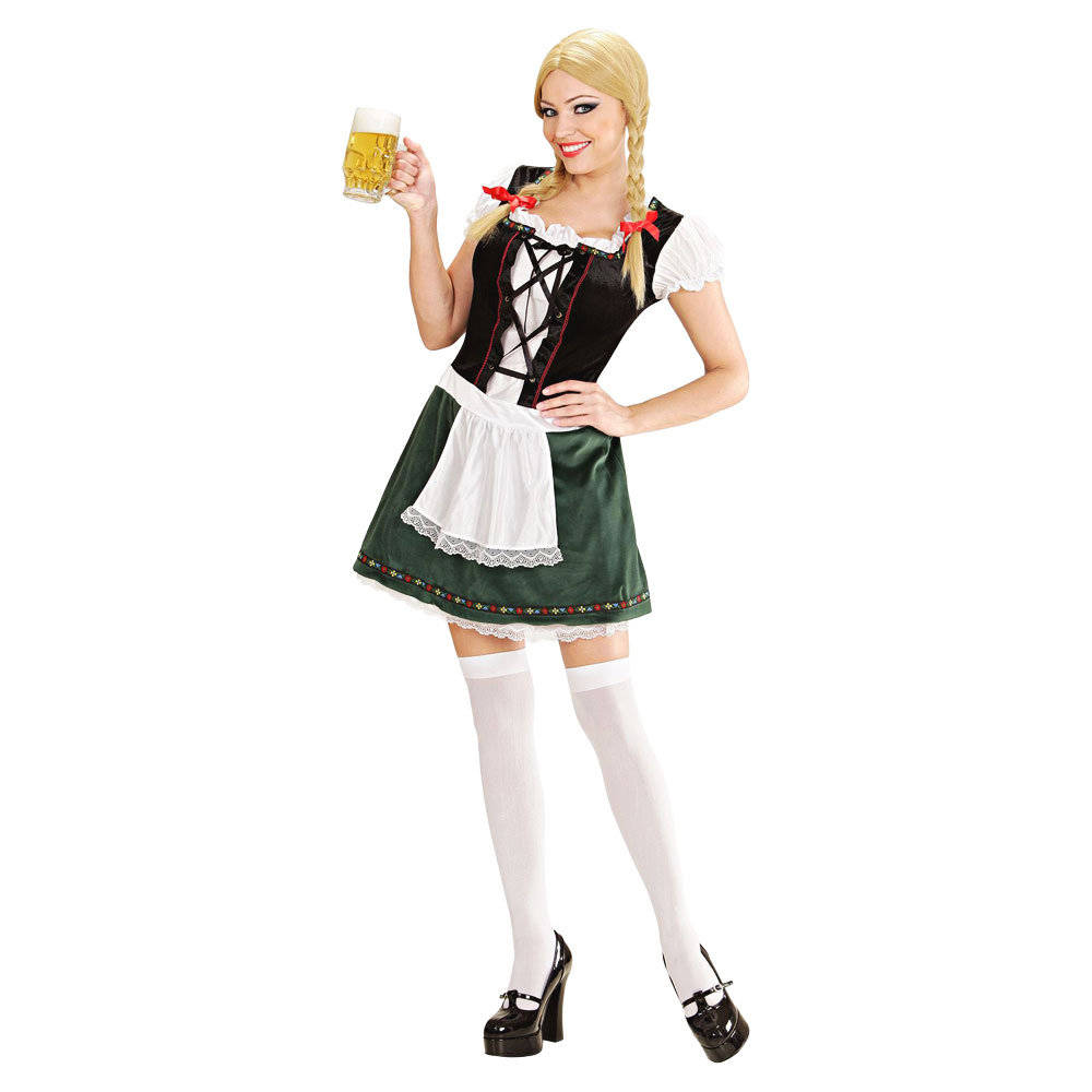 Kort dirndl Klänning Oktoberfest