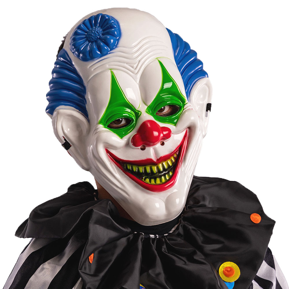 Läs mer om Läskig Clownmask Plast