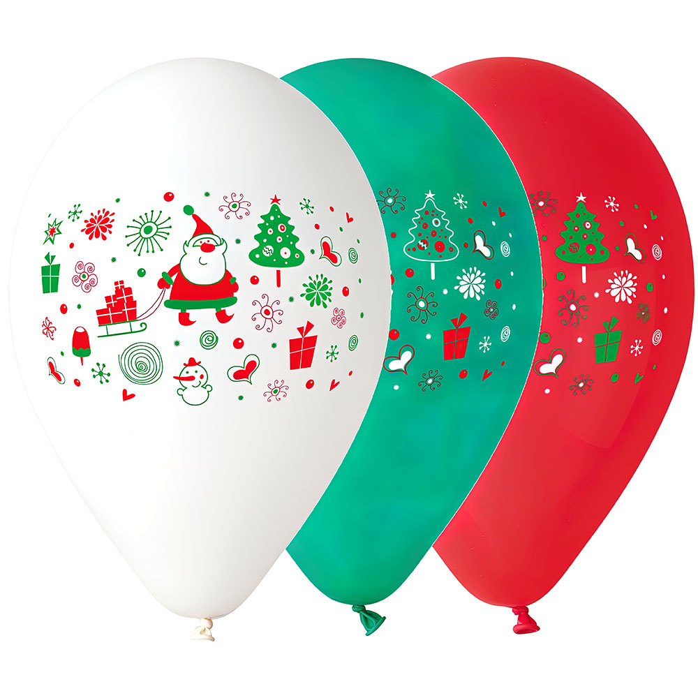Läs mer om Latexballonger Julmotiv