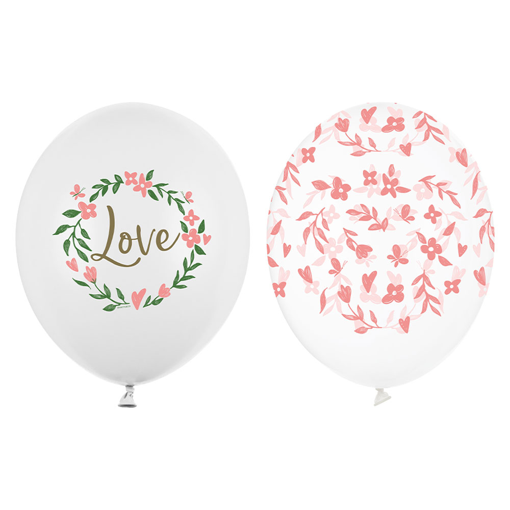 Läs mer om Latexballonger Love 50-pack