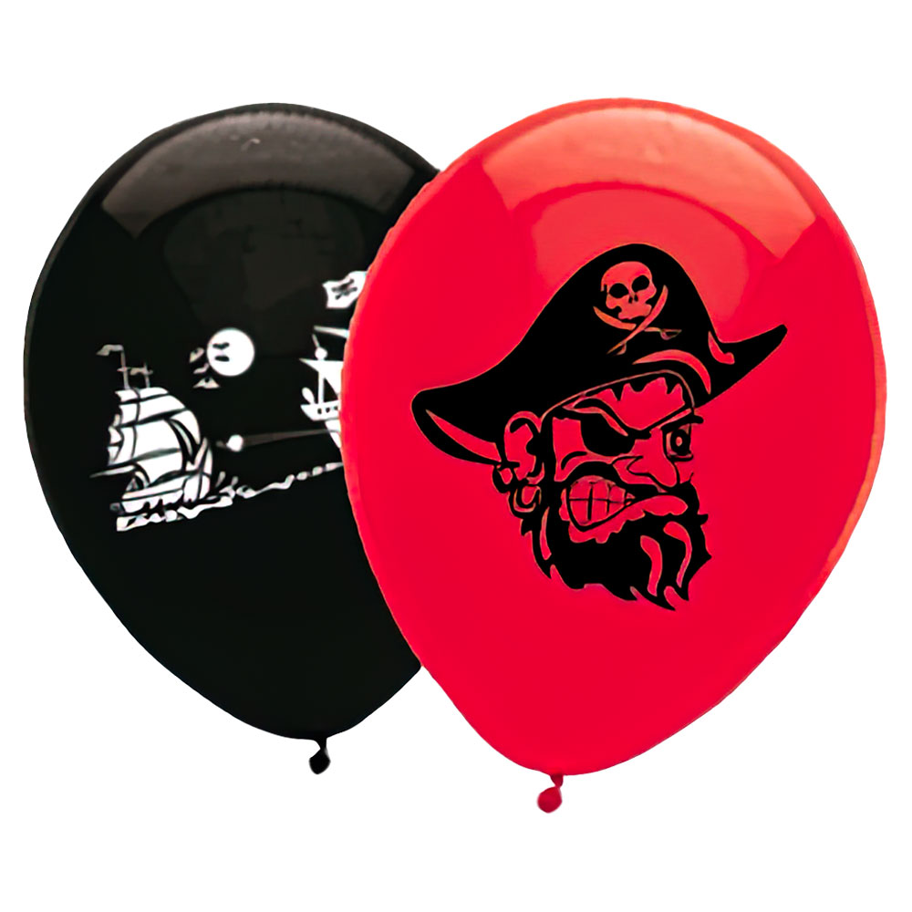 Läs mer om Latexballonger Pirater