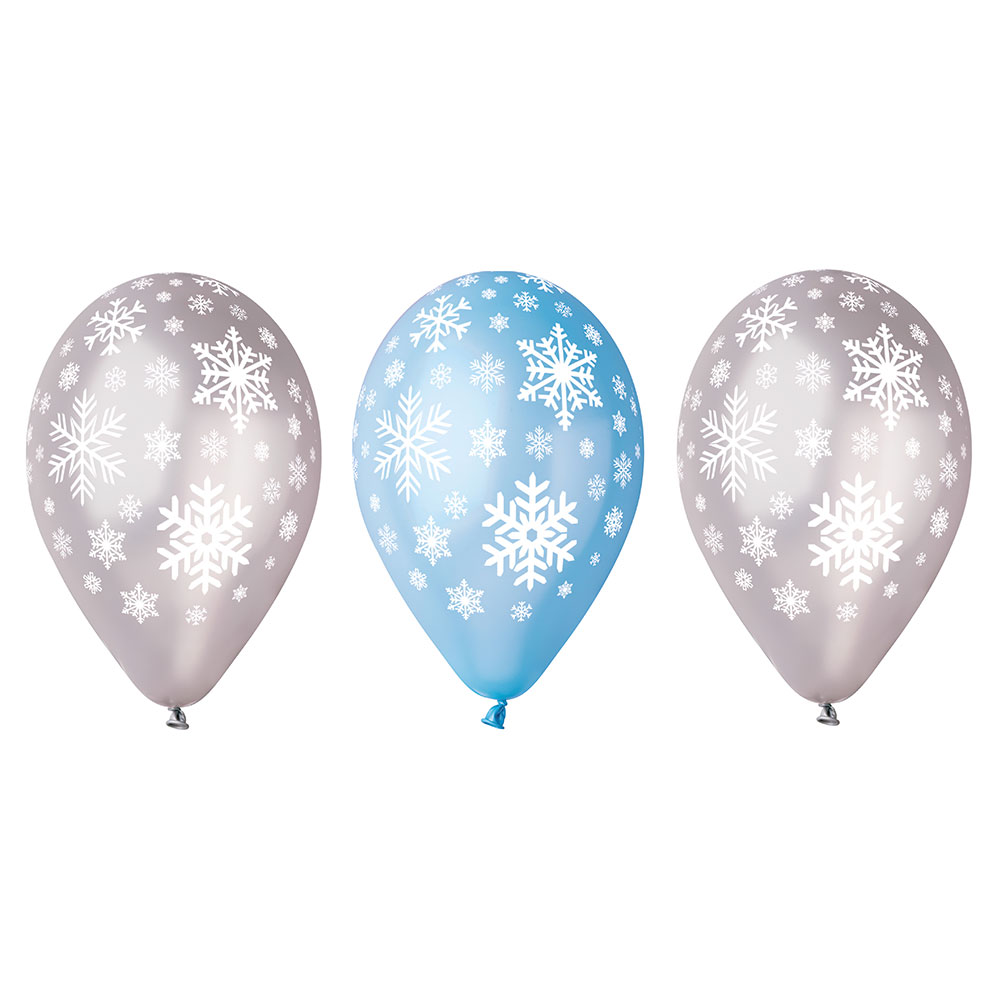 Läs mer om Latexballonger Snöflingor